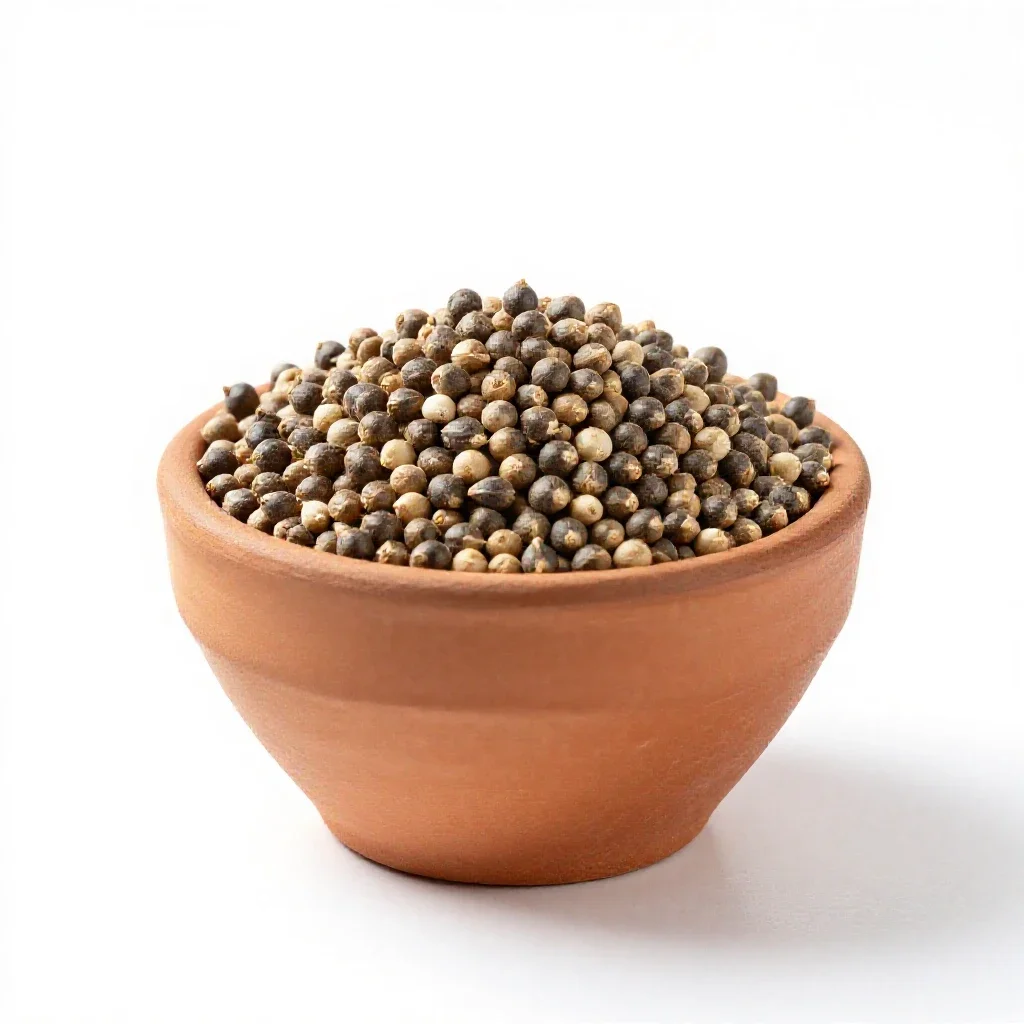 Grains of paradise isolated on a white background