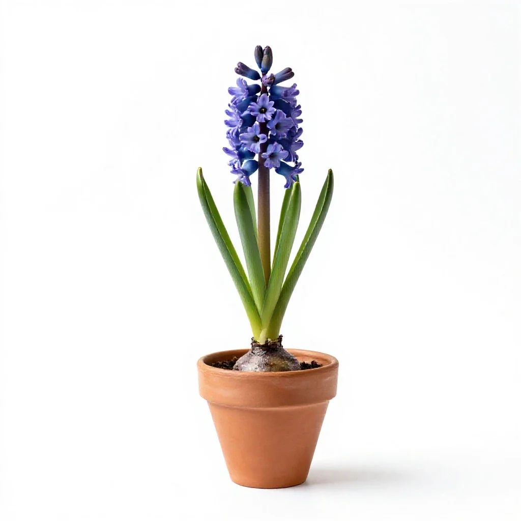 Grape hyacinth isolated on a white background