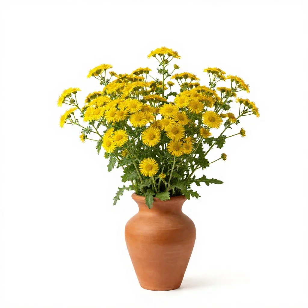 Groundsel isolated on a white background