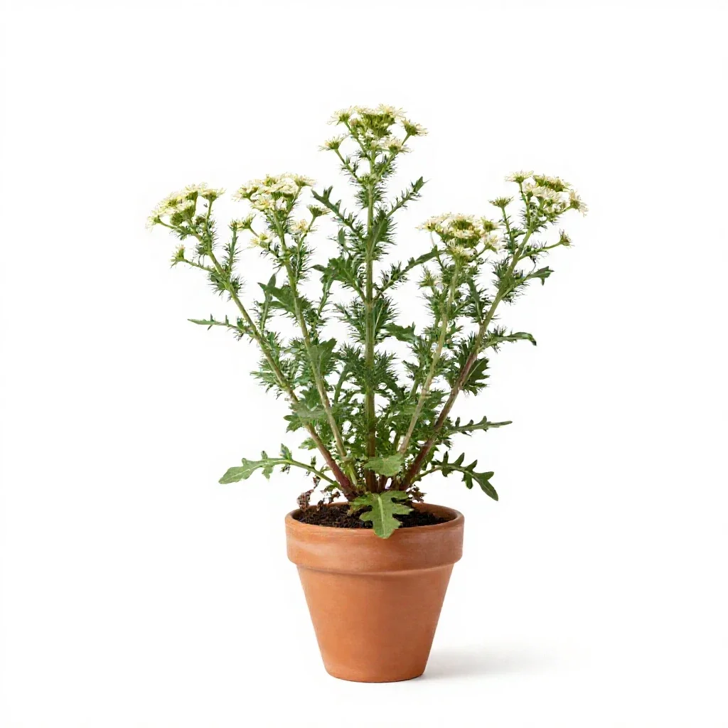 Hawkweed isolated on a white background