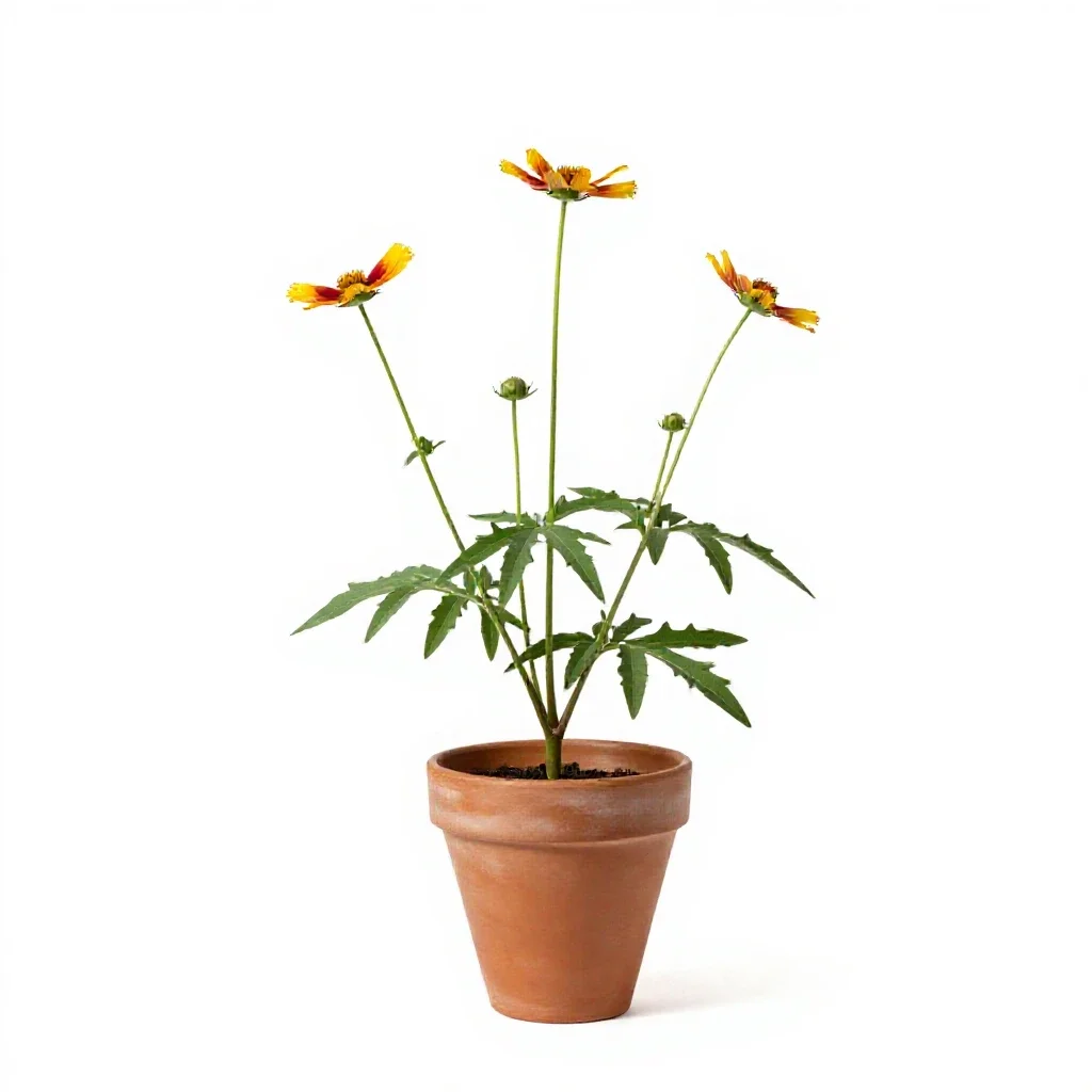 Heliopsis isolated on a white background