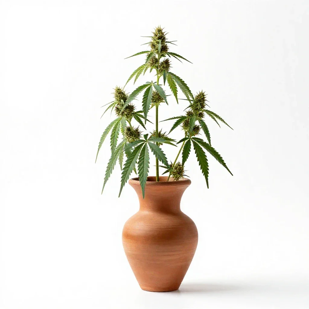 Hemp agrimony isolated on a white background