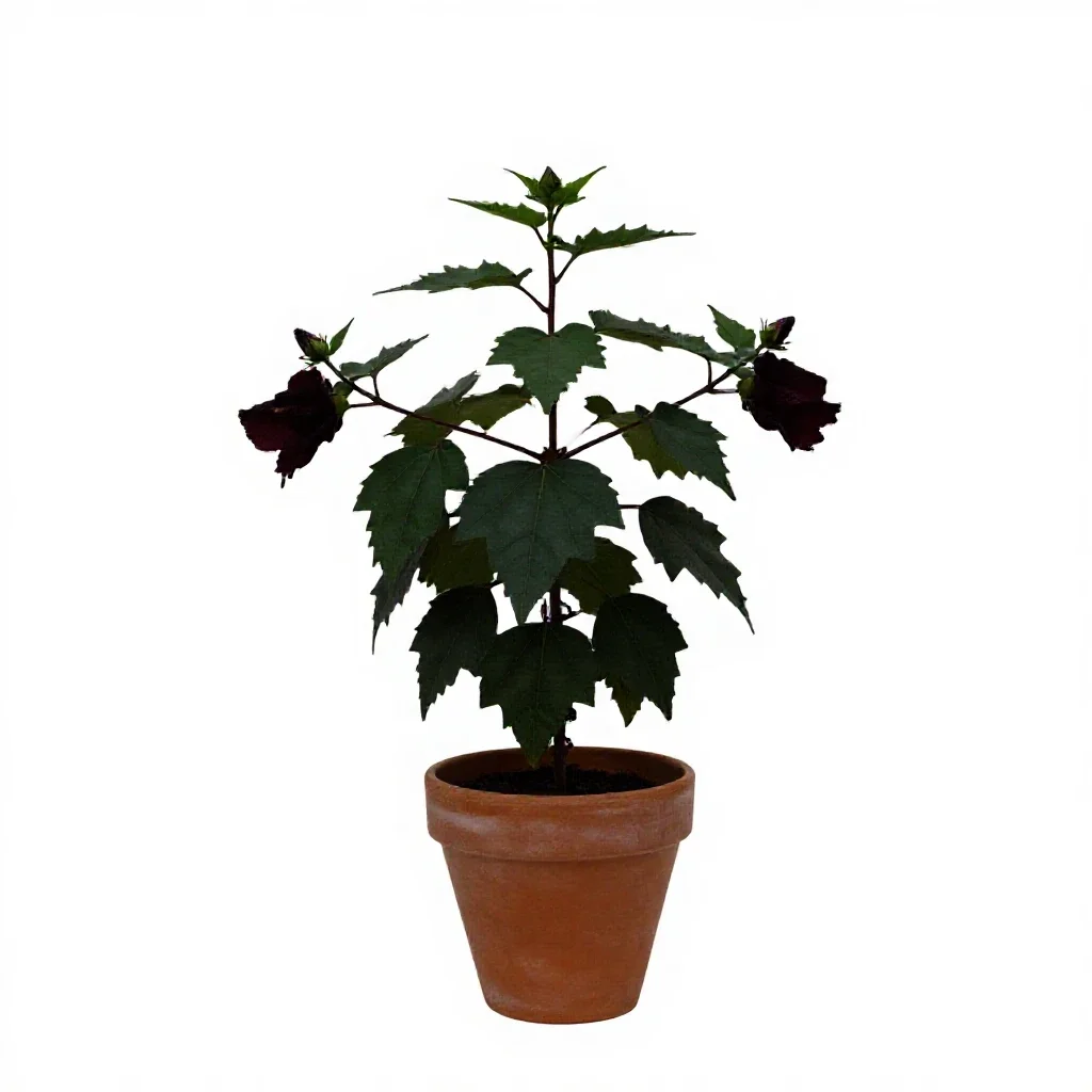 Hibiscus isolated on a white background
