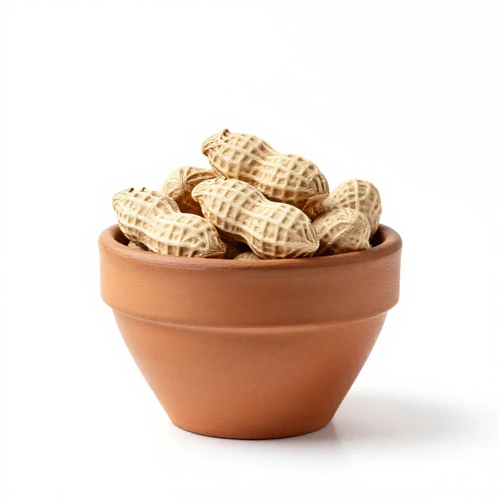 Hog peanut isolated on a white background