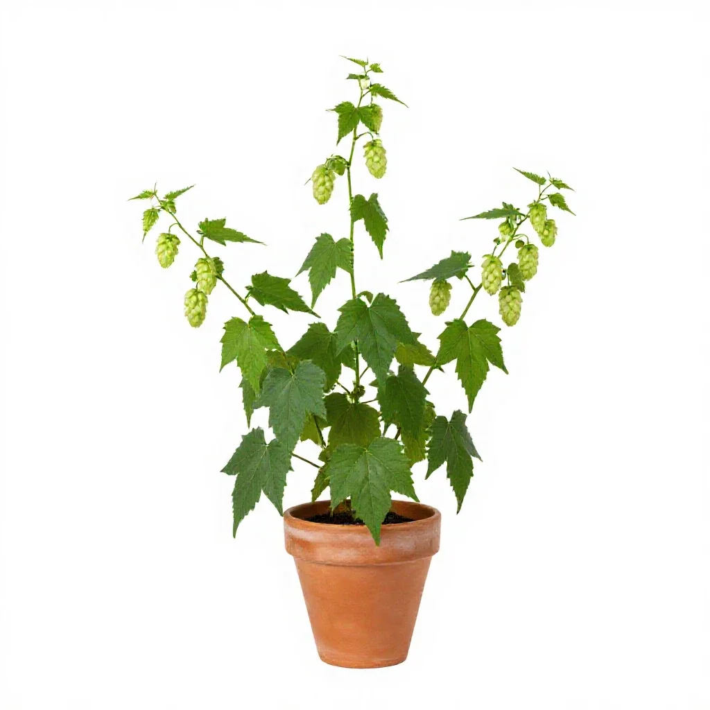 Hop isolated on a white background