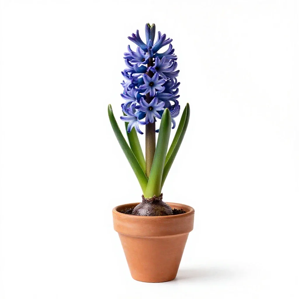 Hyacinth isolated on a white background
