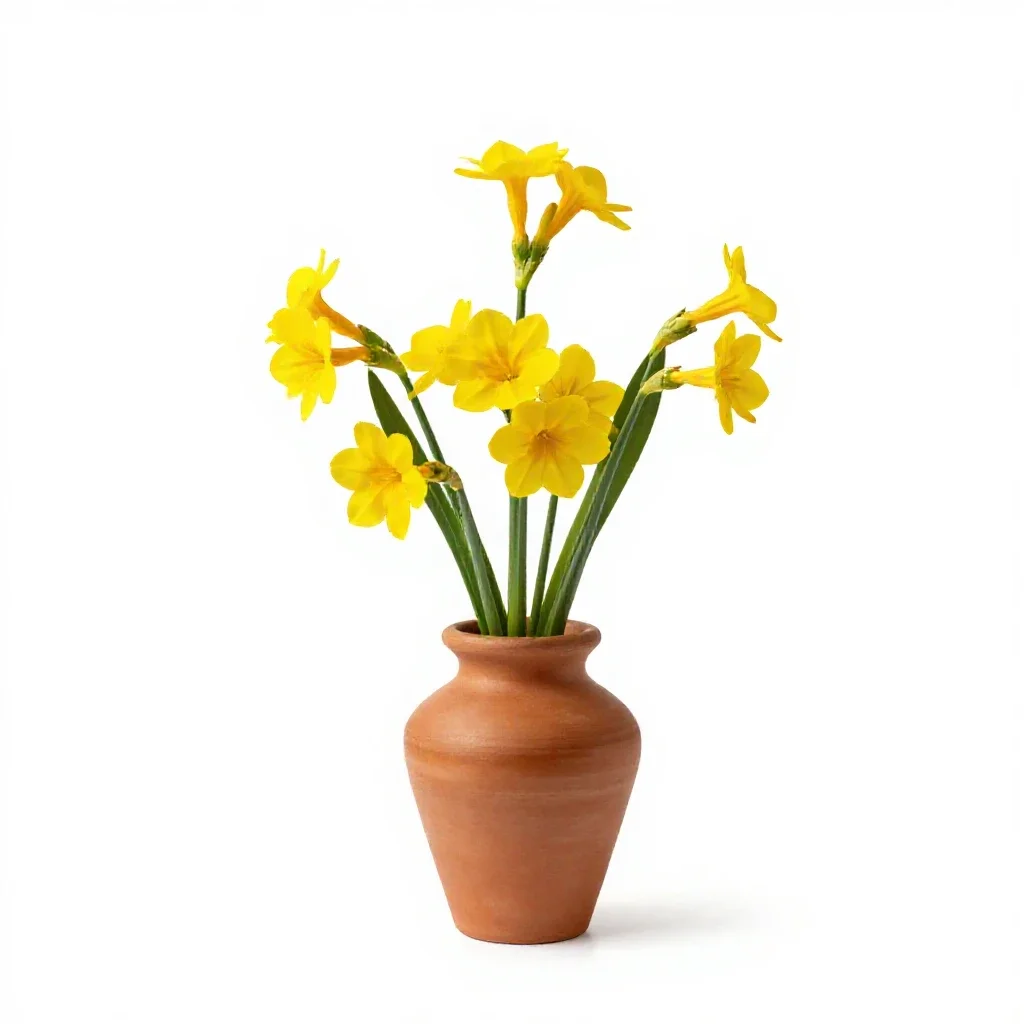 Jonquil isolated on a white background