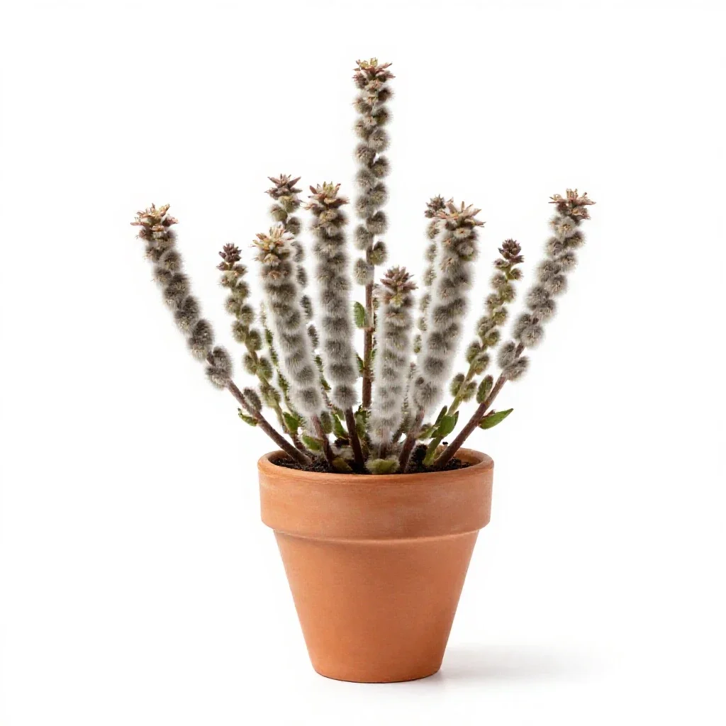 Kangaroo paw isolated on a white background