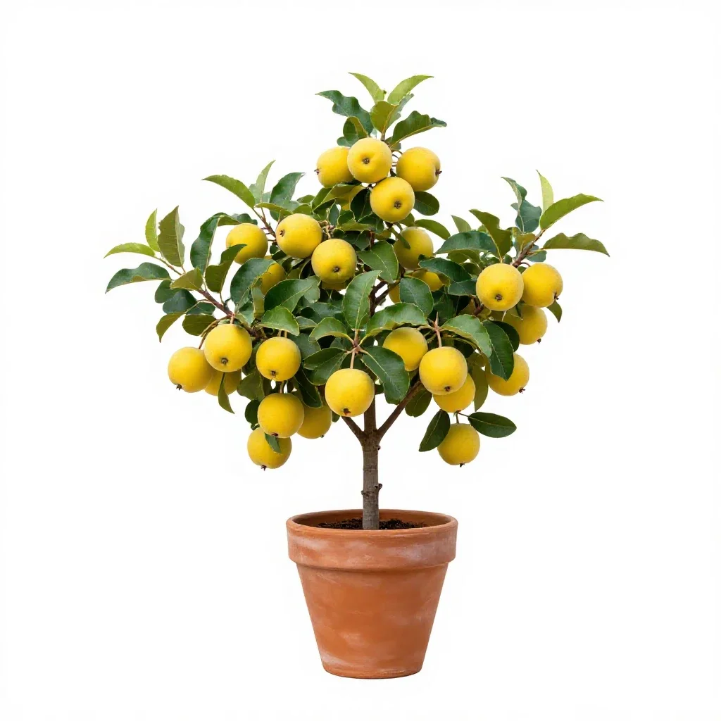 Kei apple isolated on a white background