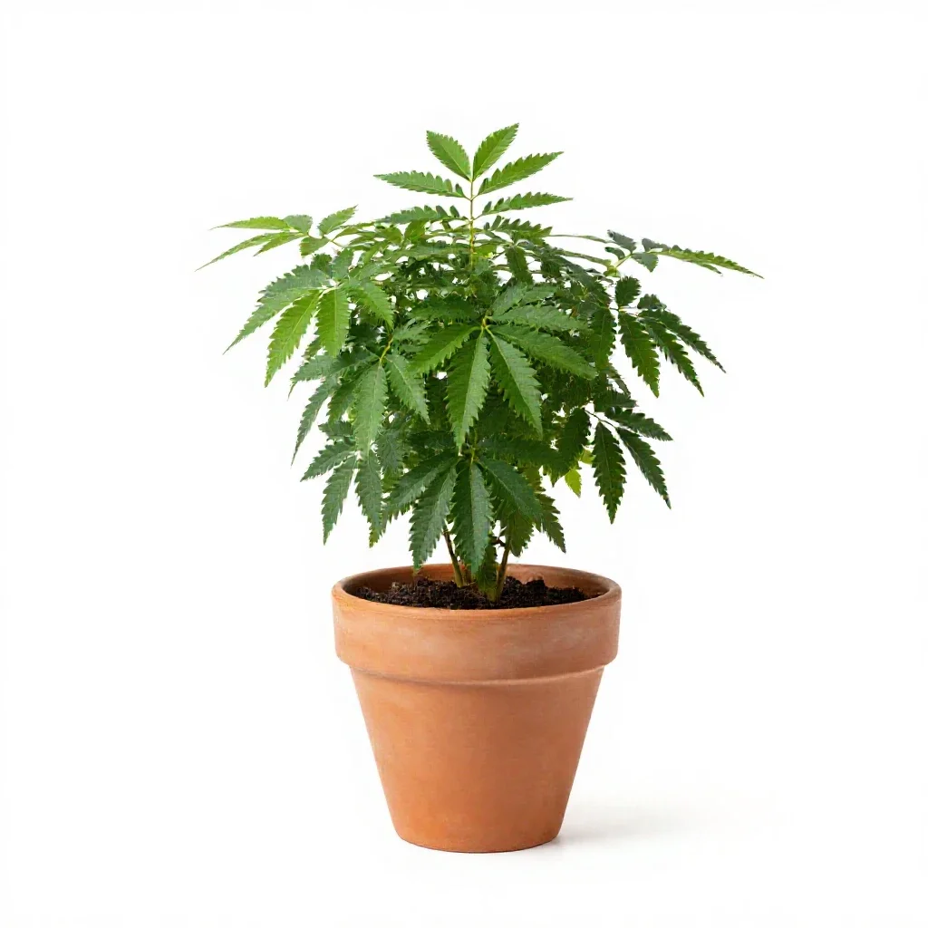 Maranta isolated on a white background