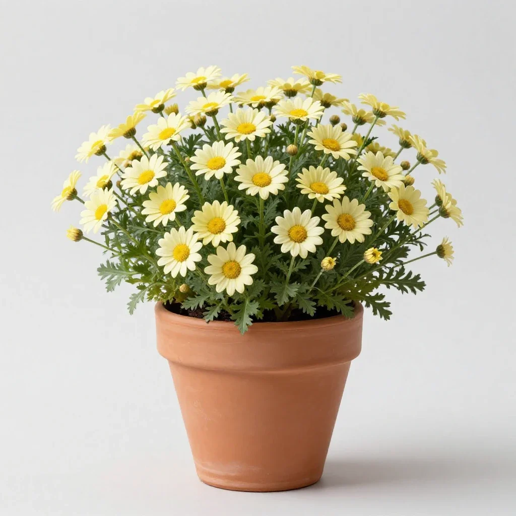 Marguerite isolated on a white background