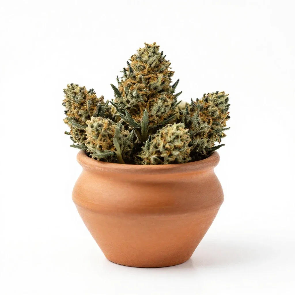 Marijuana isolated on a white background