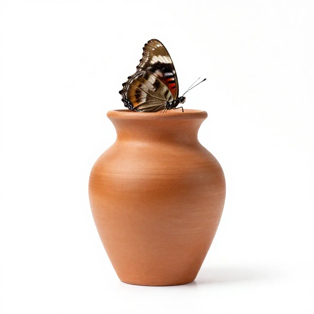 Mariposa isolated on a white background
