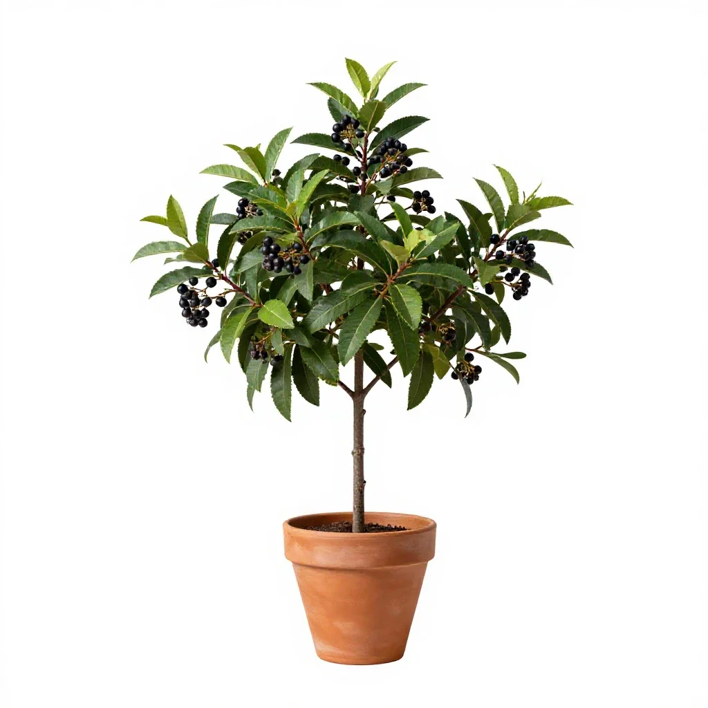Marlberry isolated on a white background