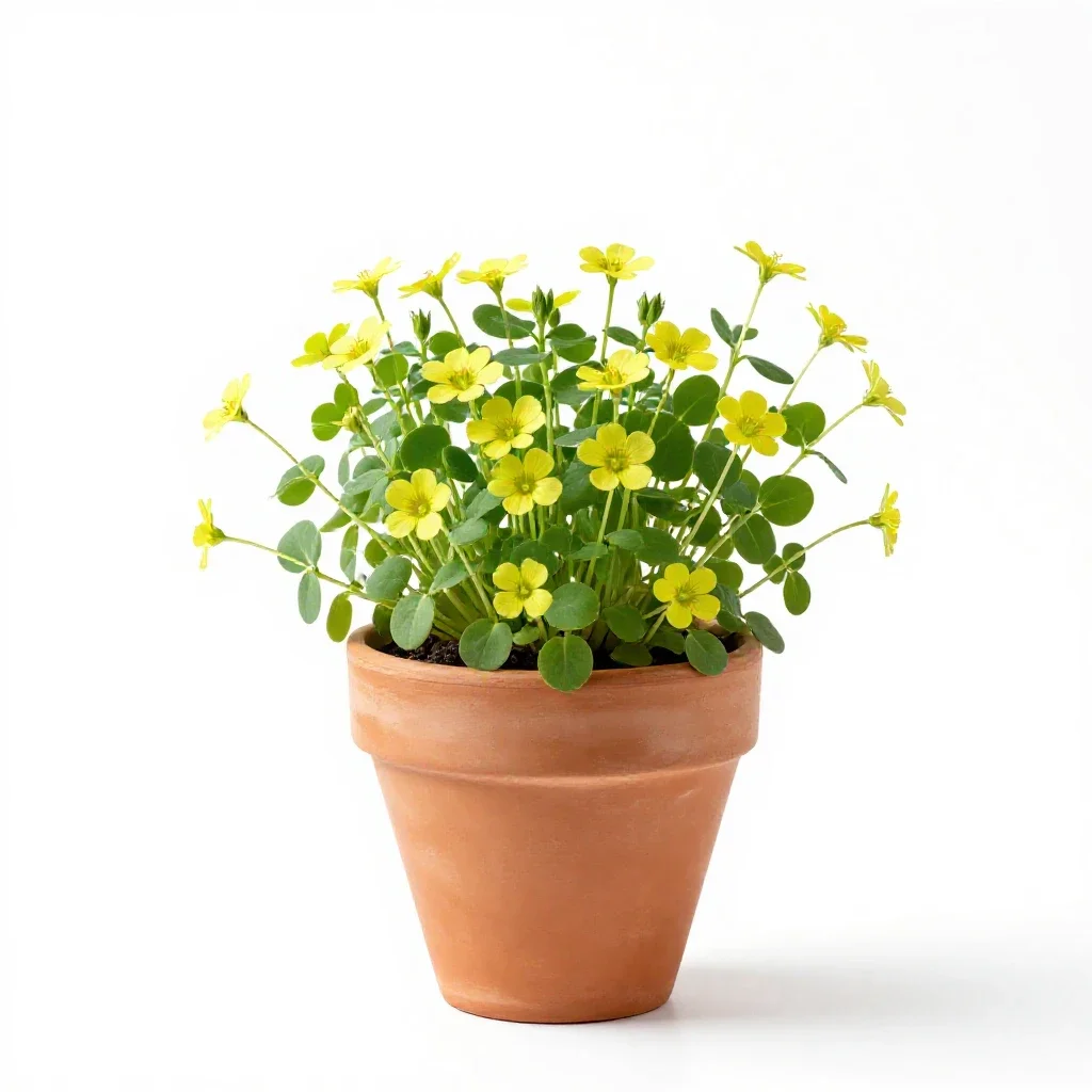 Marsh cress isolated on a white background