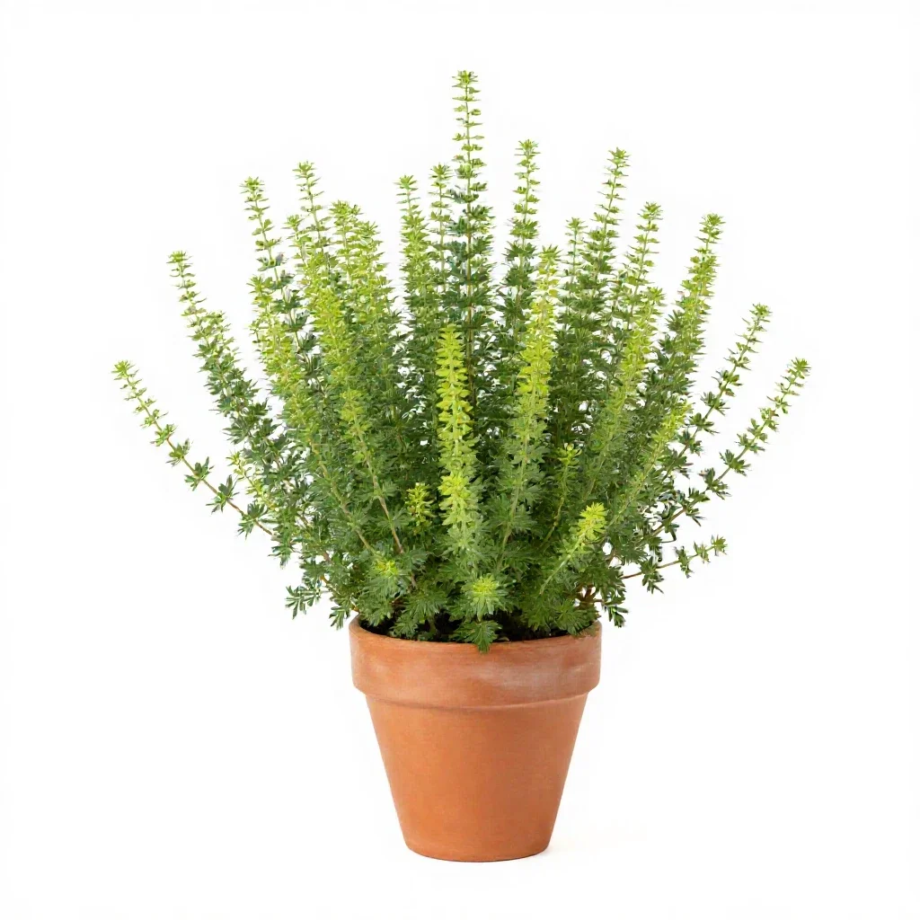 Marsh elder isolated on a white background