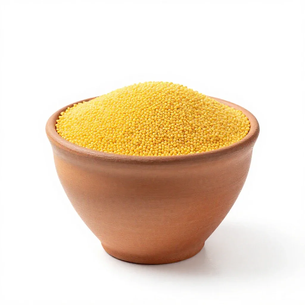 Millet isolated on a white background