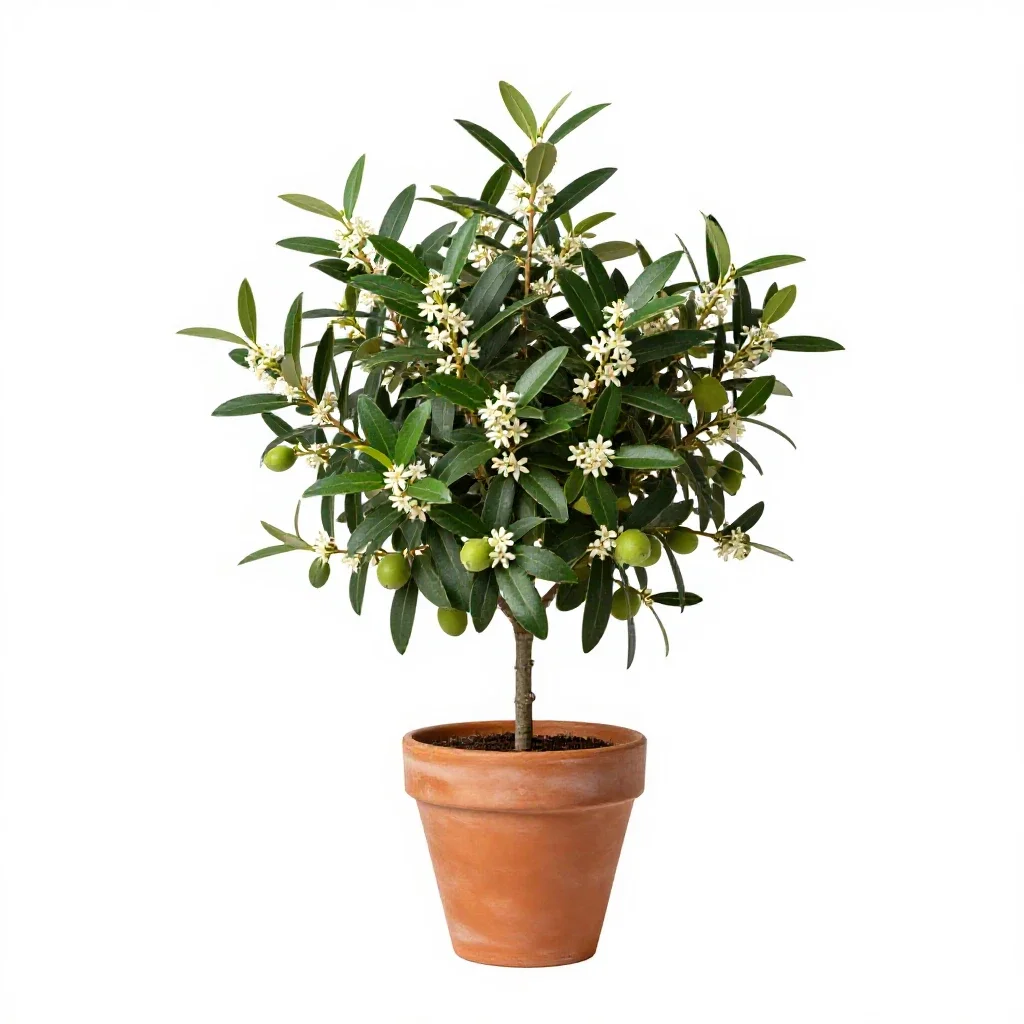 Mock privet isolated on a white background