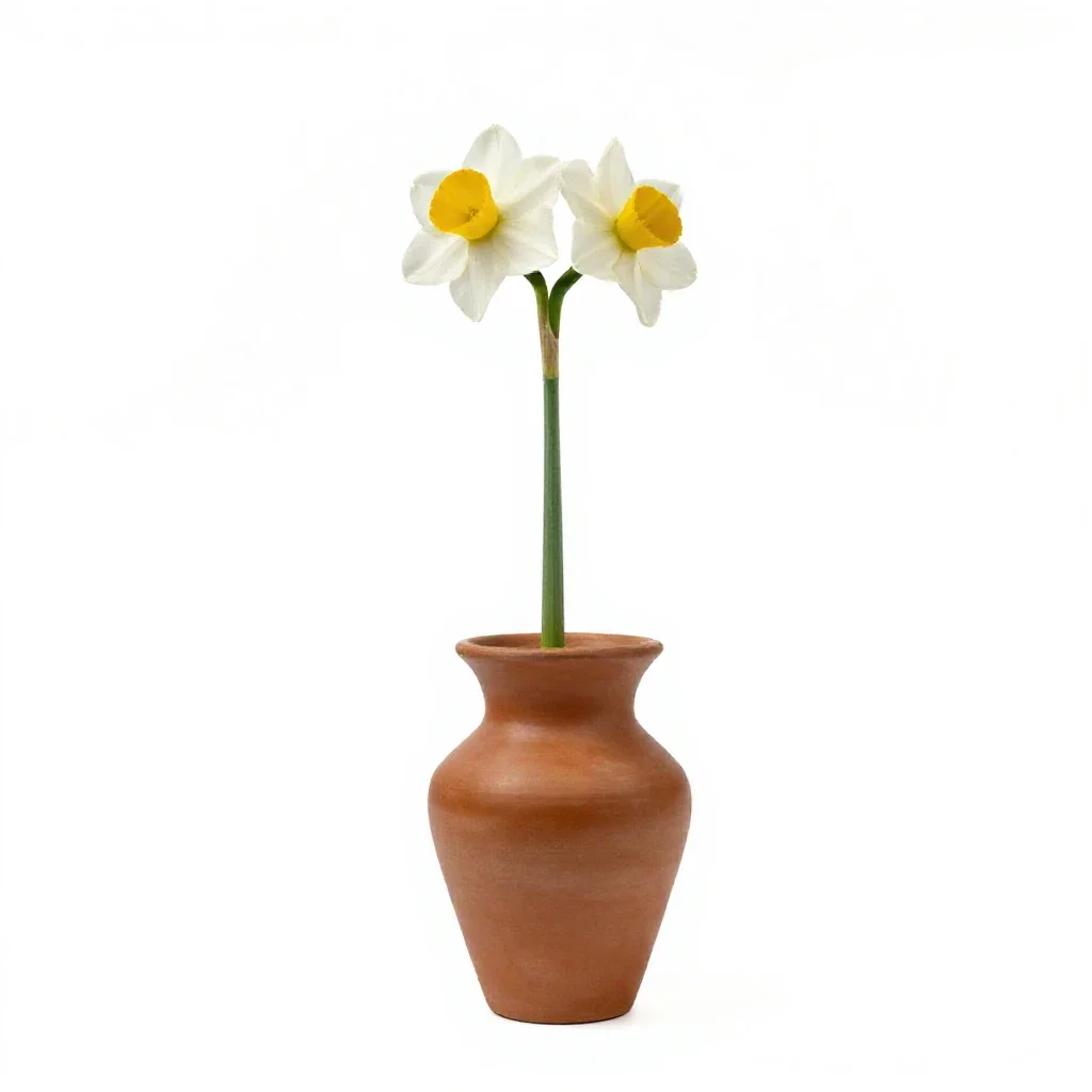 Narcissus isolated on a white background