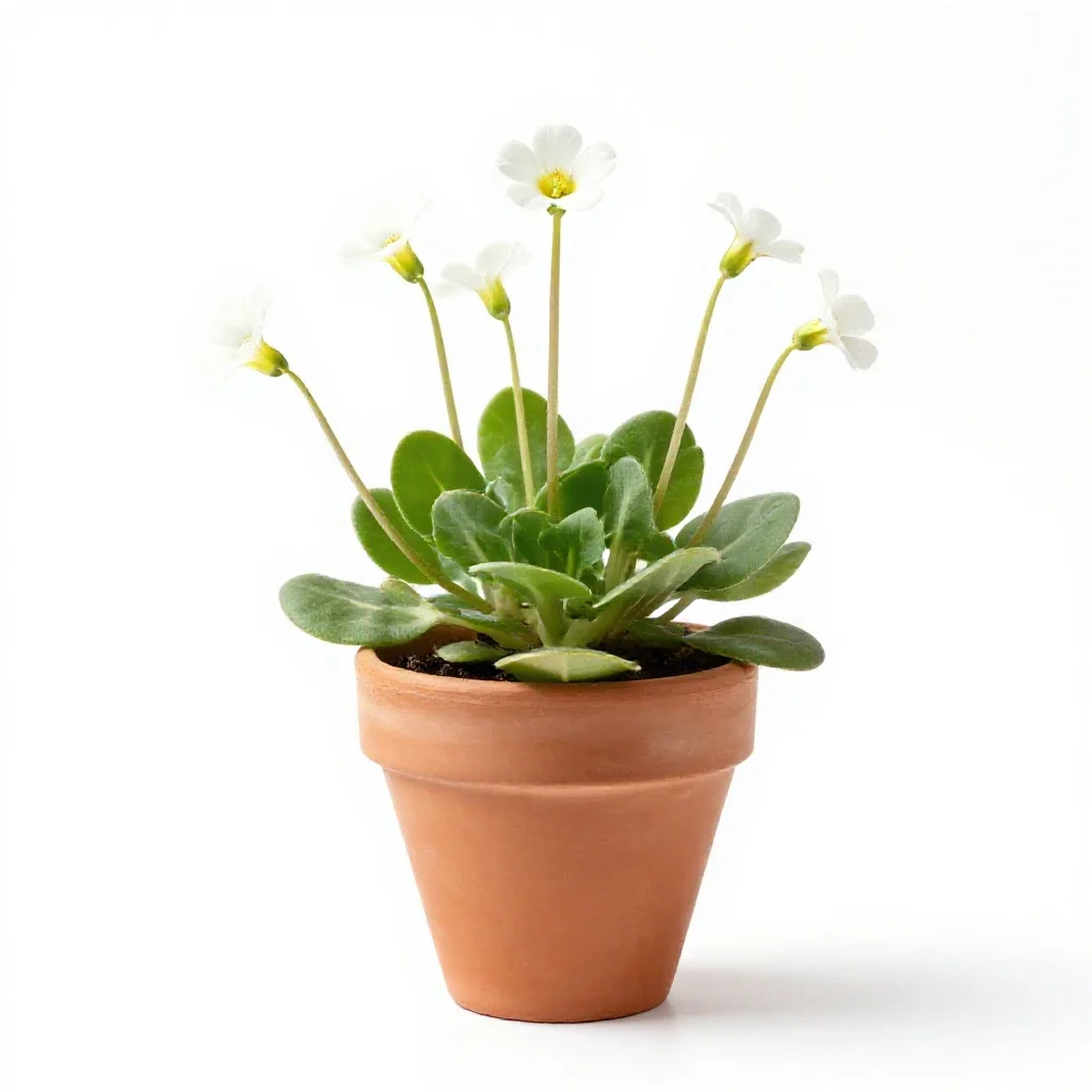 Pennycress isolated on a white background