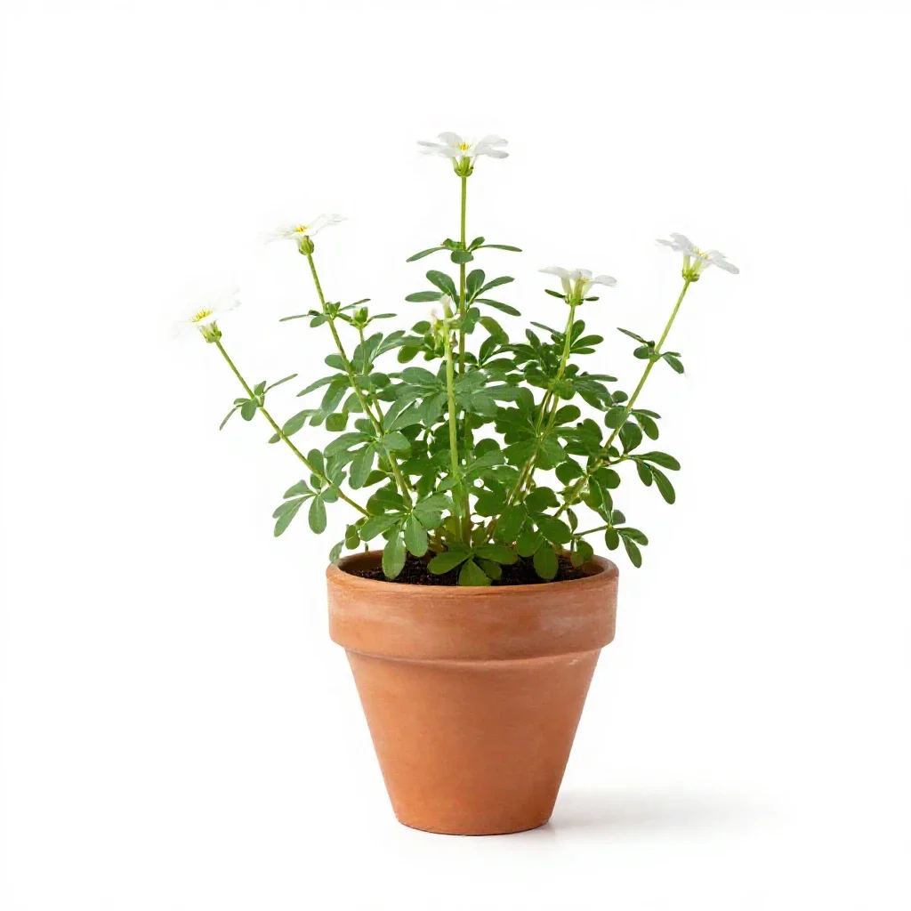 Pimpernel isolated on a white background