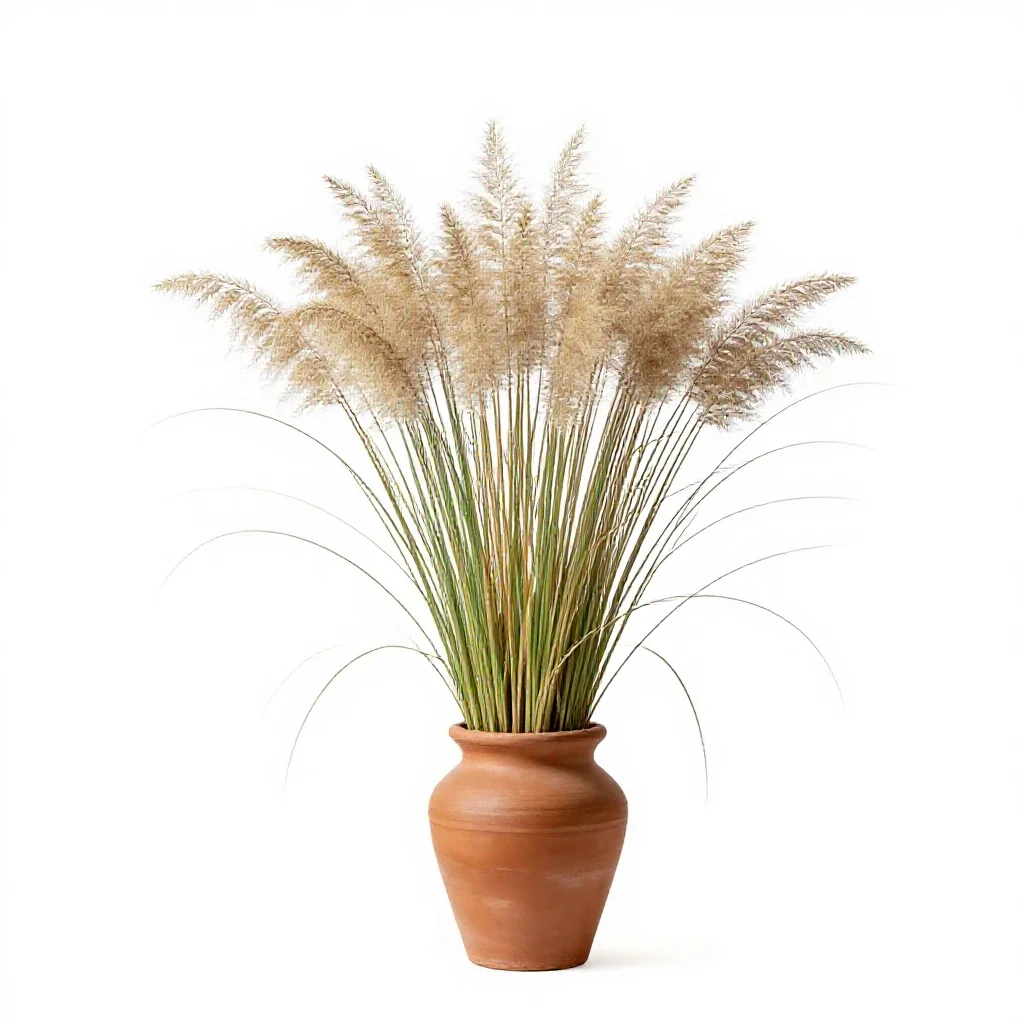 Prairie cordgrass isolated on a white background