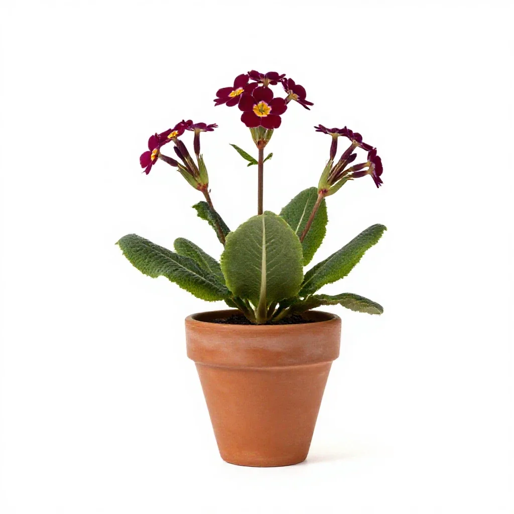Primrose isolated on a white background