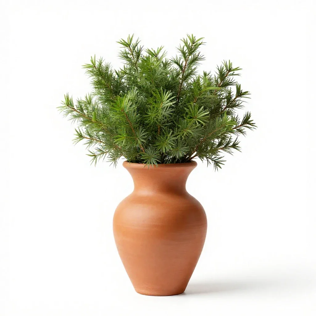 Ringworm bush isolated on a white background