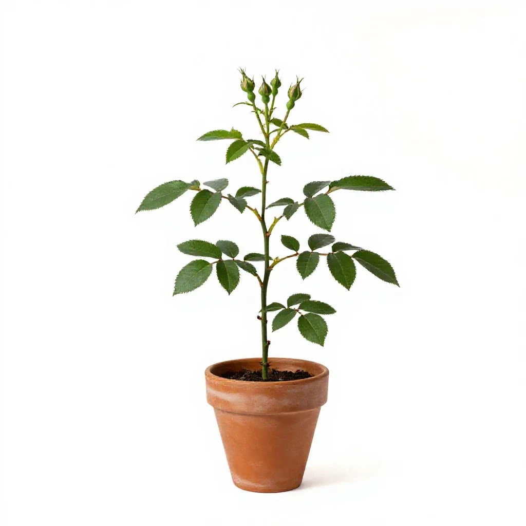 Rose of Sharon isolated on a white background
