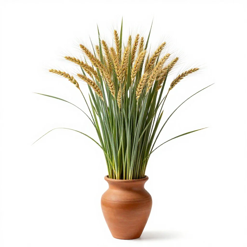 Rye grass isolated on a white background