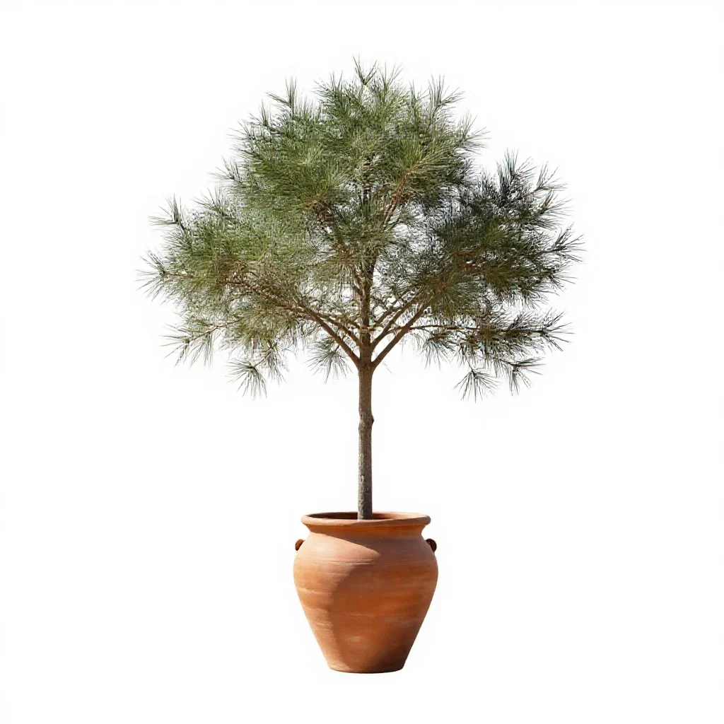 Salt tree isolated on a white background