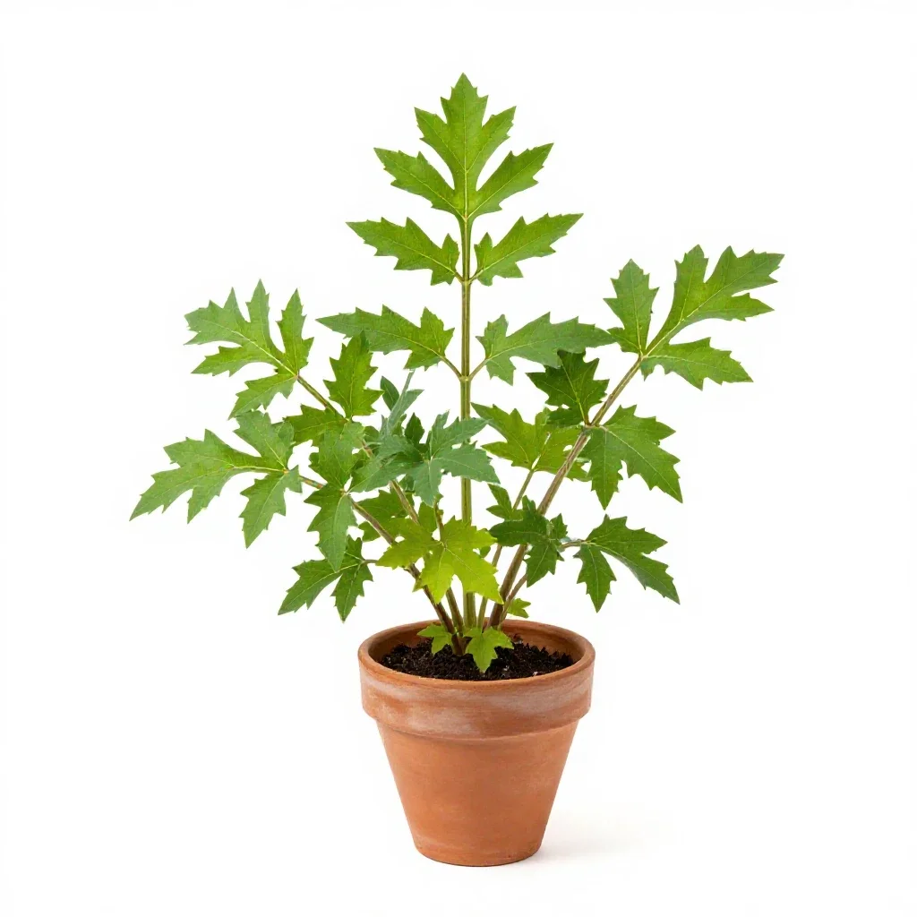 Sawwort isolated on a white background