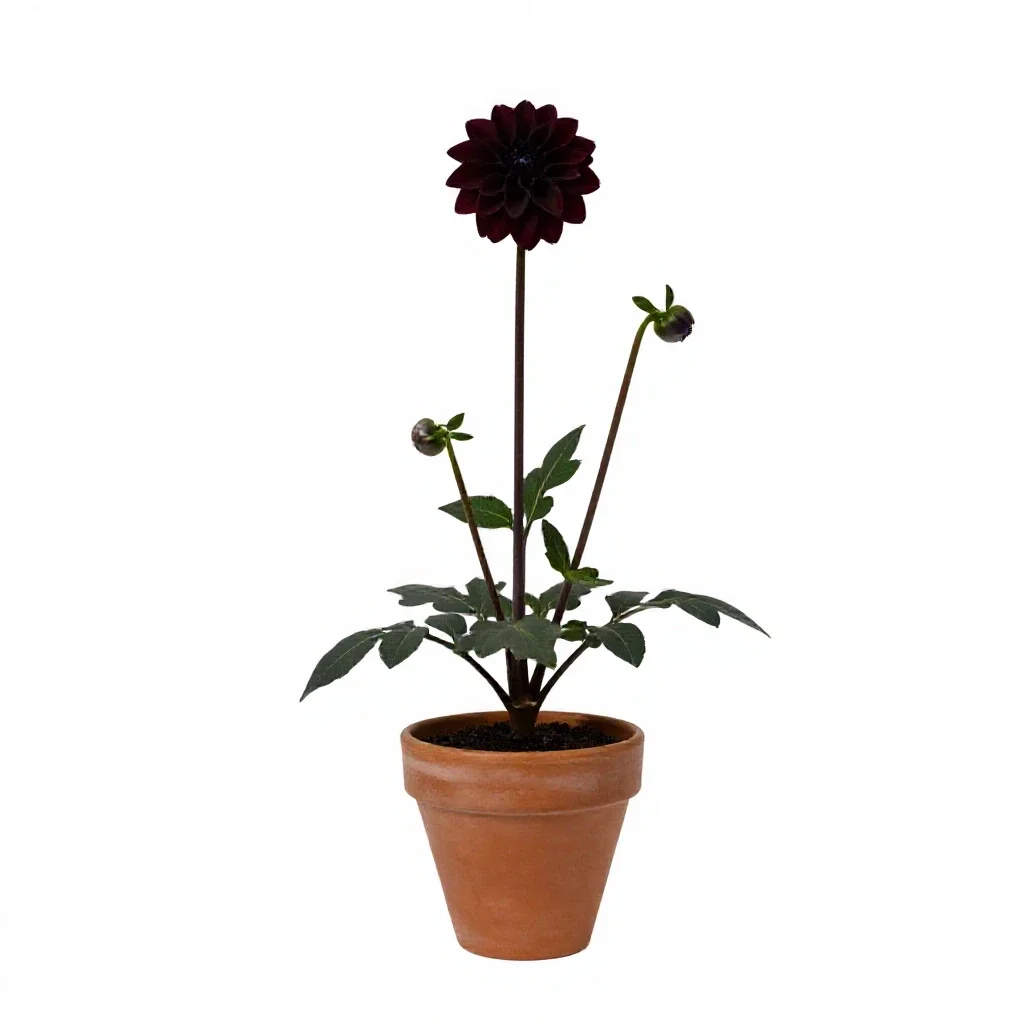 Sea dahlia isolated on a white background