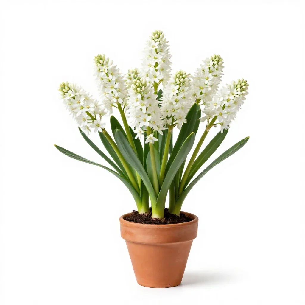 Sea squill isolated on a white background