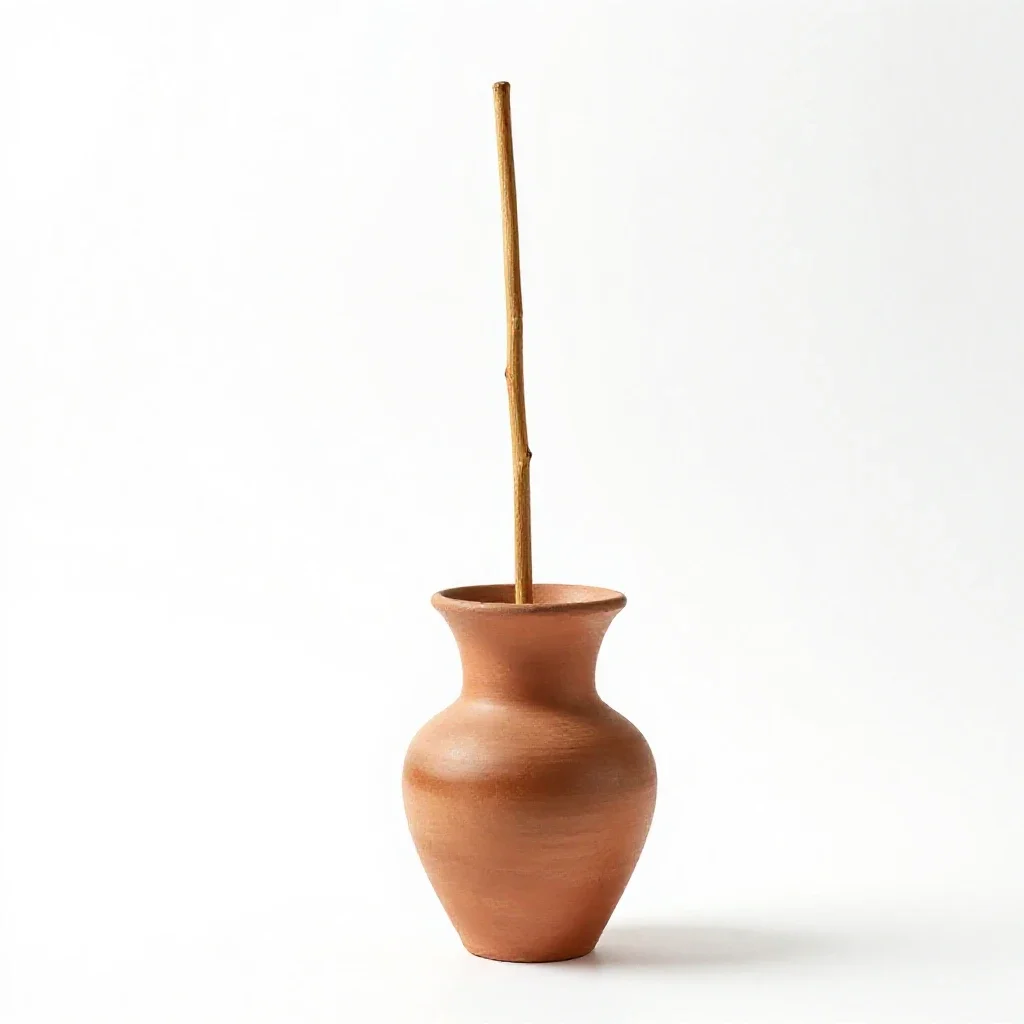 Small cane isolated on a white background