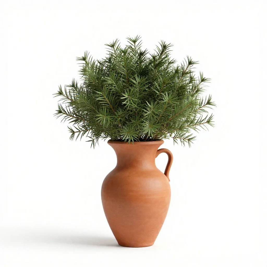 Smoke bush isolated on a white background