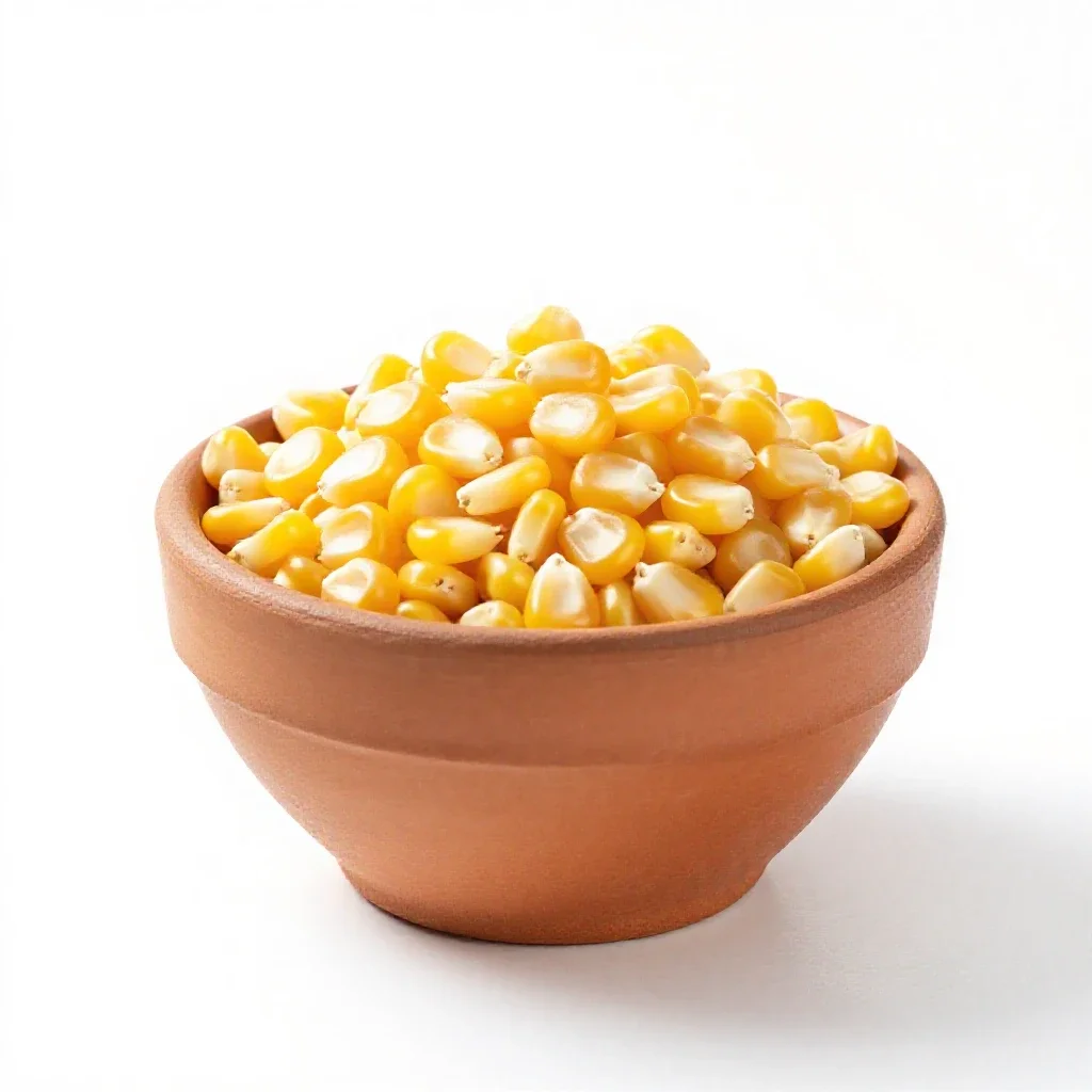 Soft corn isolated on a white background