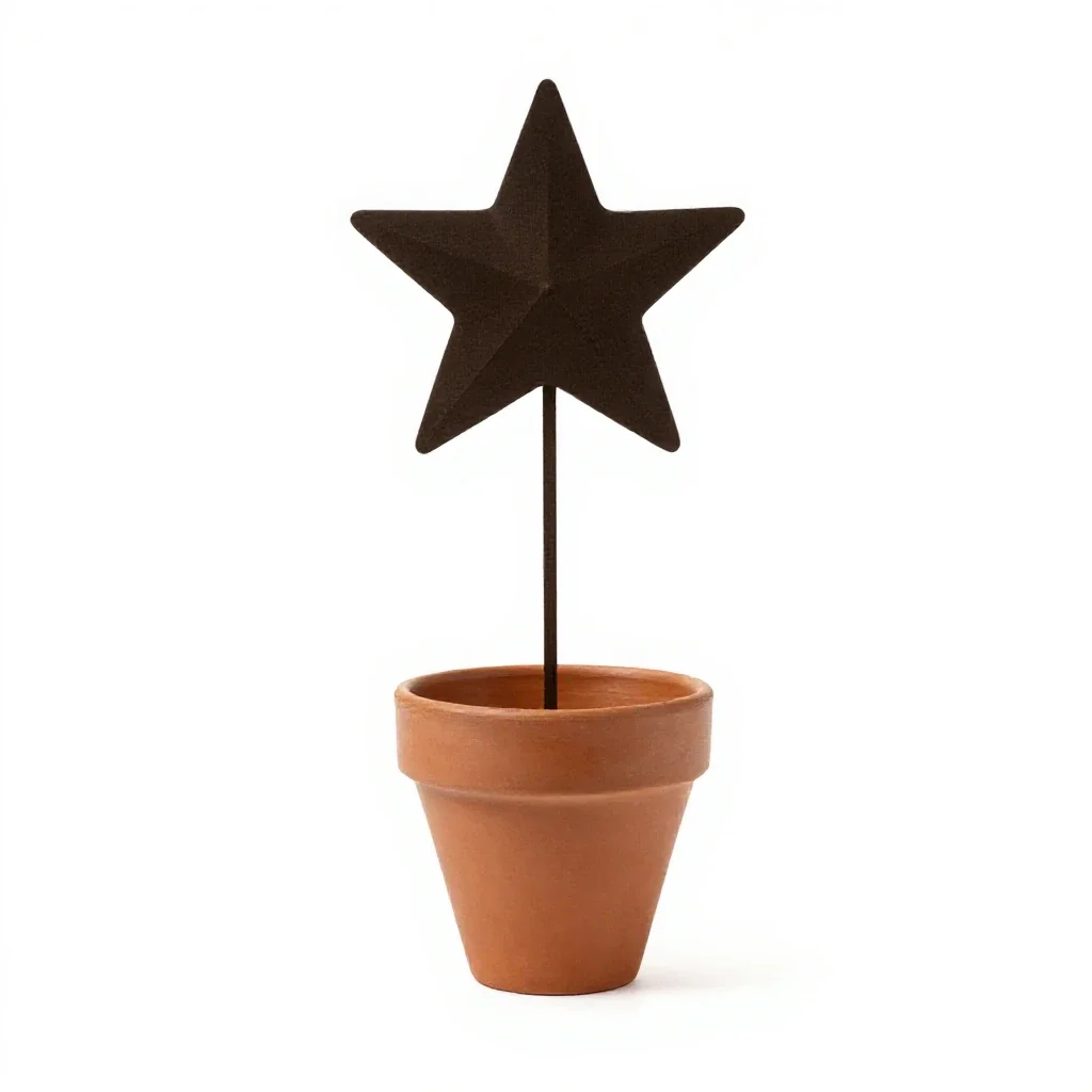 Starflower isolated on a white background