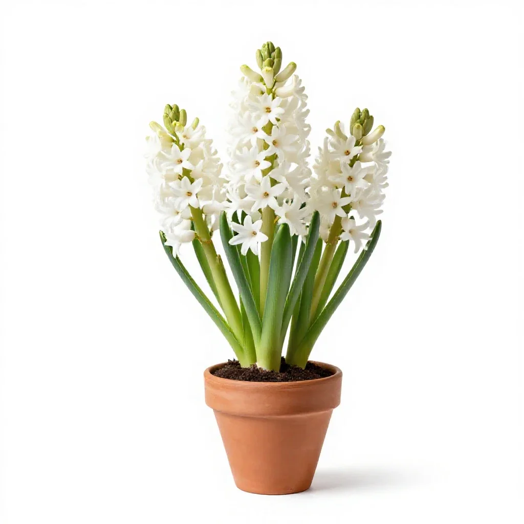 Summer hyacinth isolated on a white background