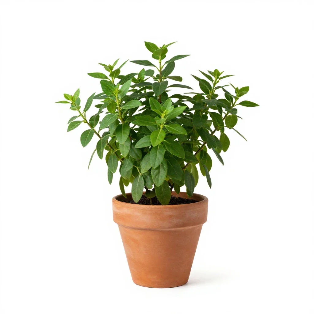 Sweet pepperbush isolated on a white background