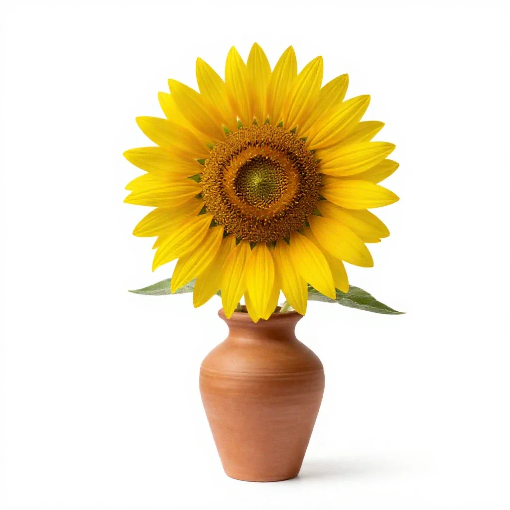 Tickseed sunflower isolated on a white background