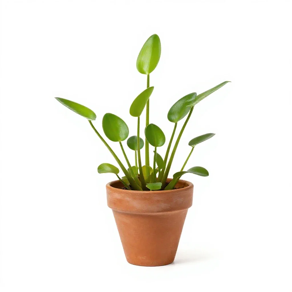 Water lobelia isolated on a white background