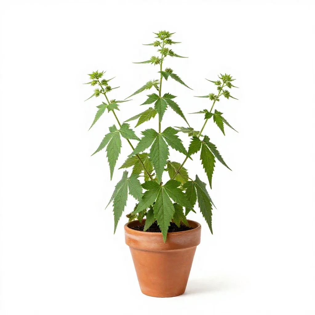 Western mugwort isolated on a white background