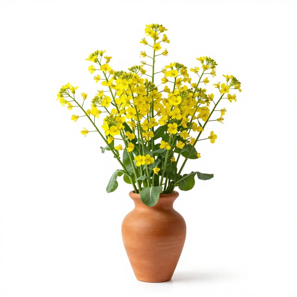 White mustard isolated on a white background