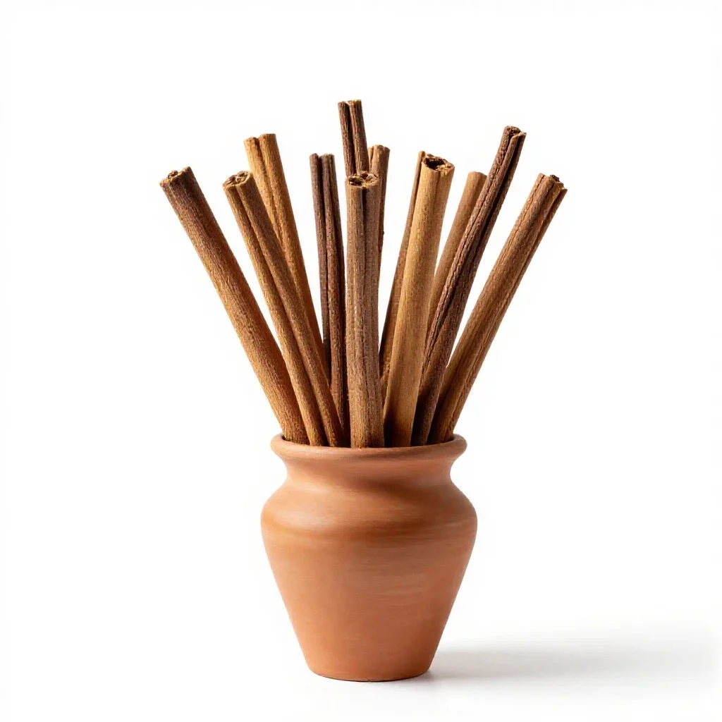 Wild cinnamon isolated on a white background