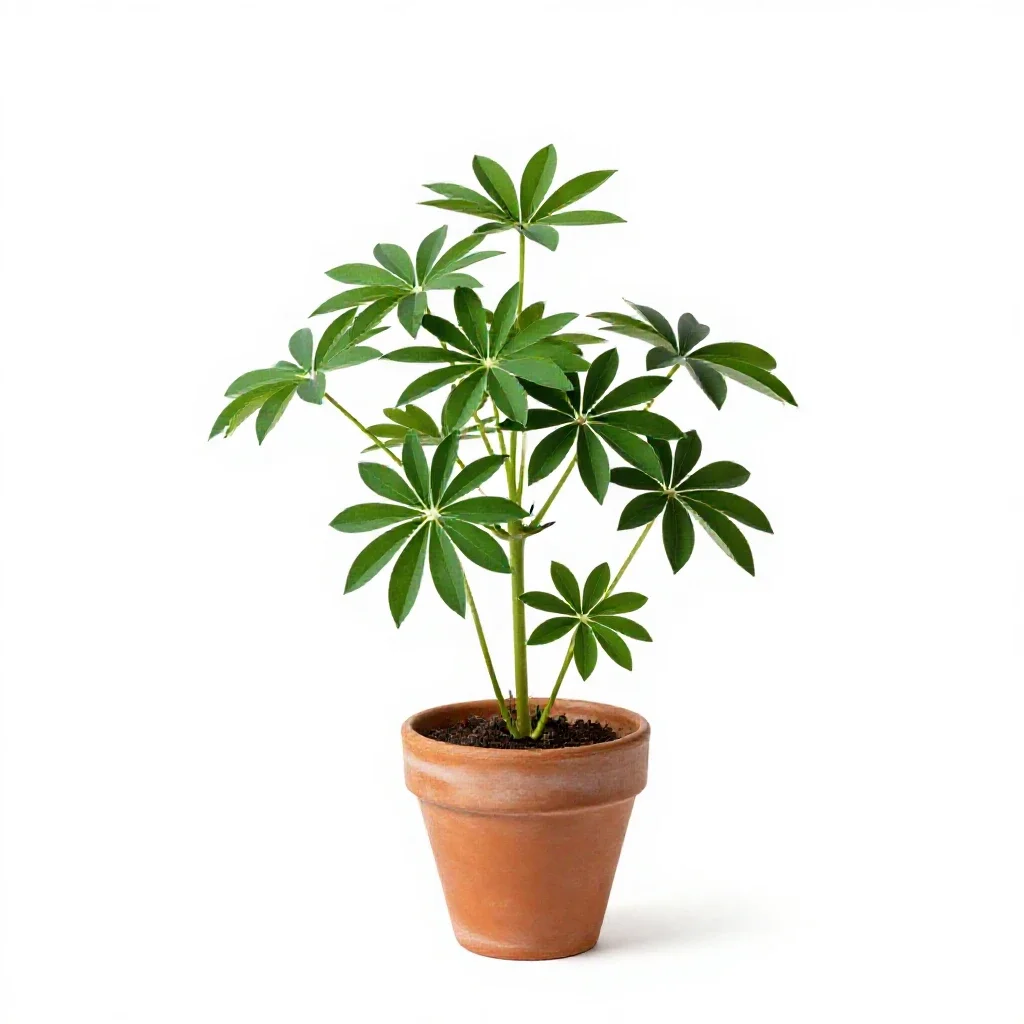 Wild lupine isolated on a white background