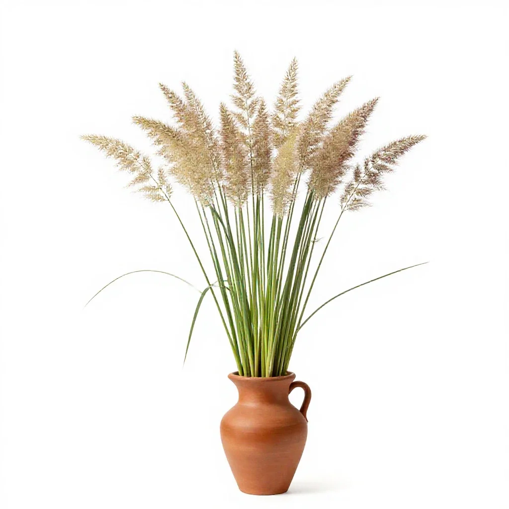 Wild rye isolated on a white background