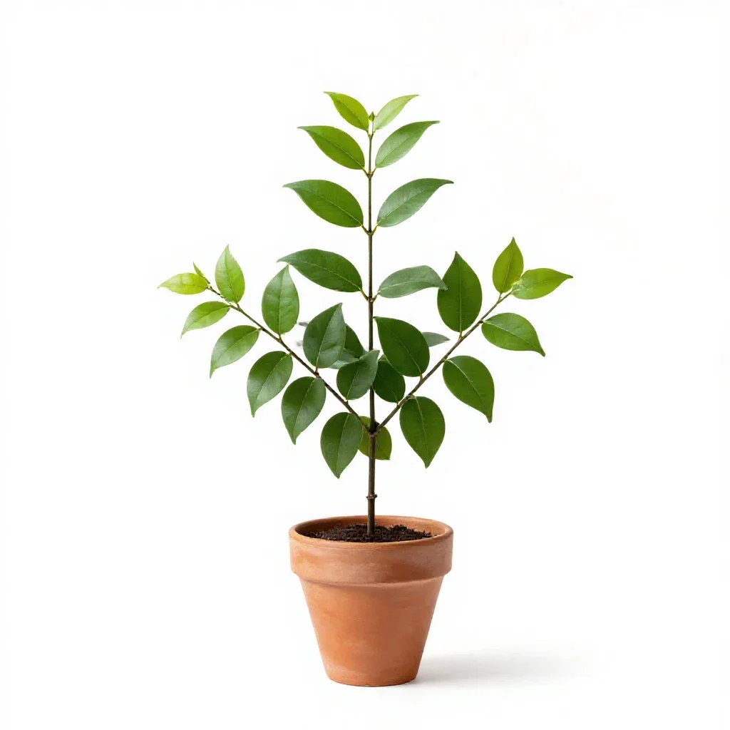 Wild vanilla isolated on a white background
