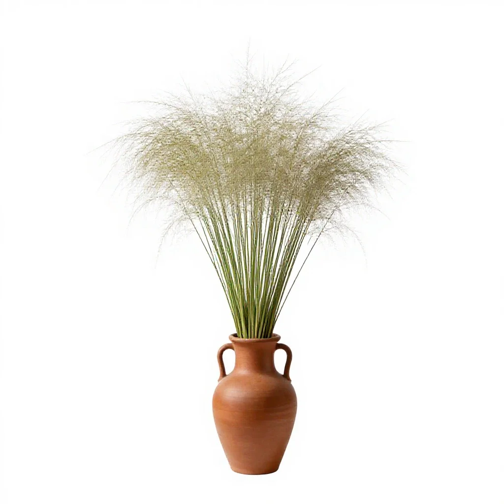 Windmill grass isolated on a white background