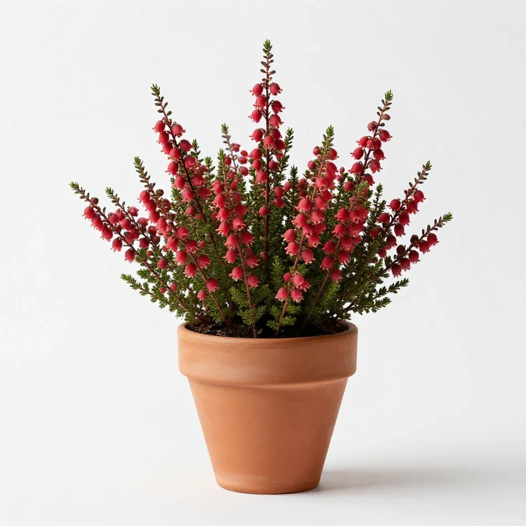 Winter heath isolated on a white background